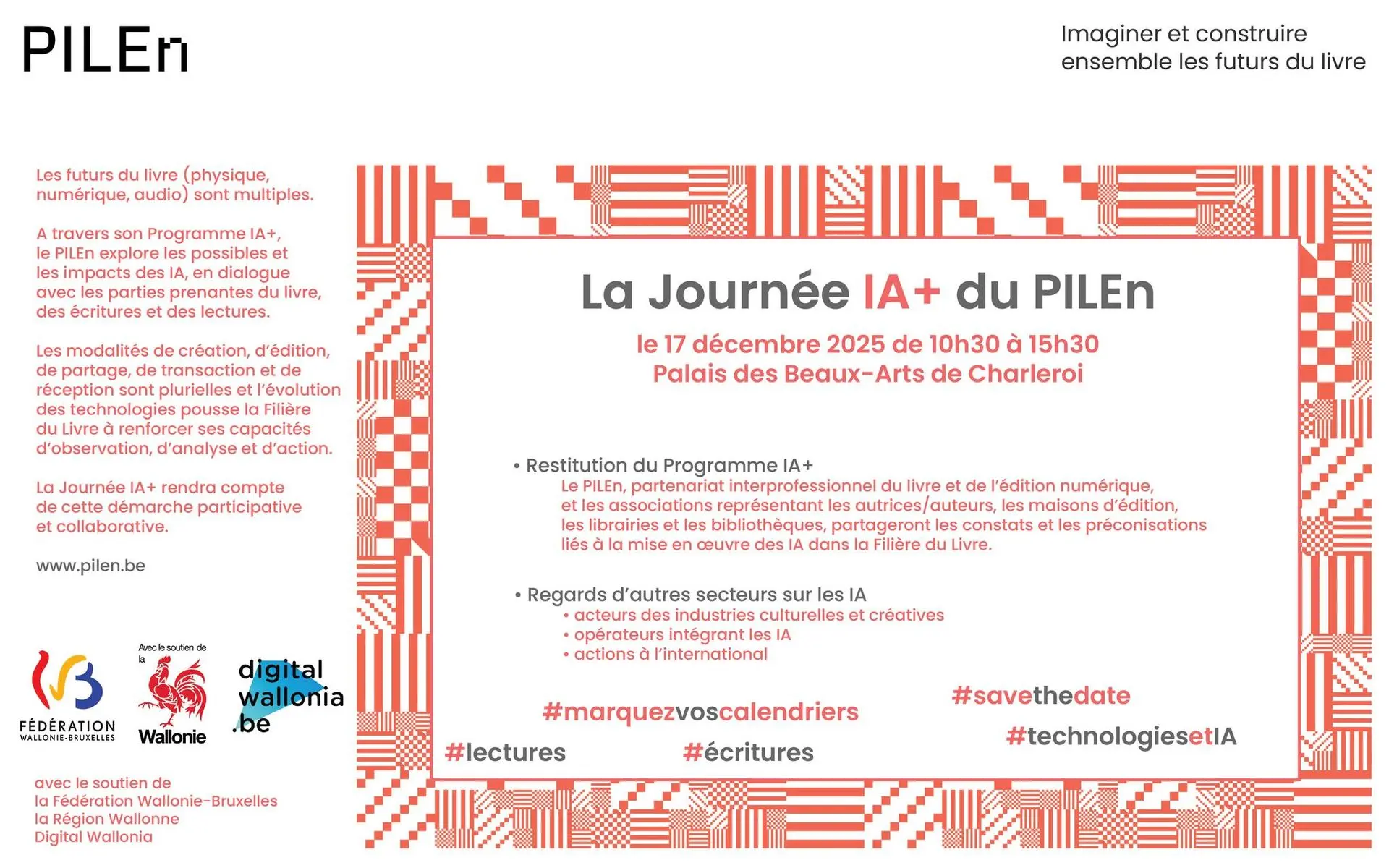La journée IA+ du PILEn [17/12/2025 à Charleroi] | APBFB